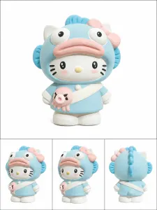 青蛙头套猫公仔