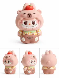 草莓兔熊娃娃